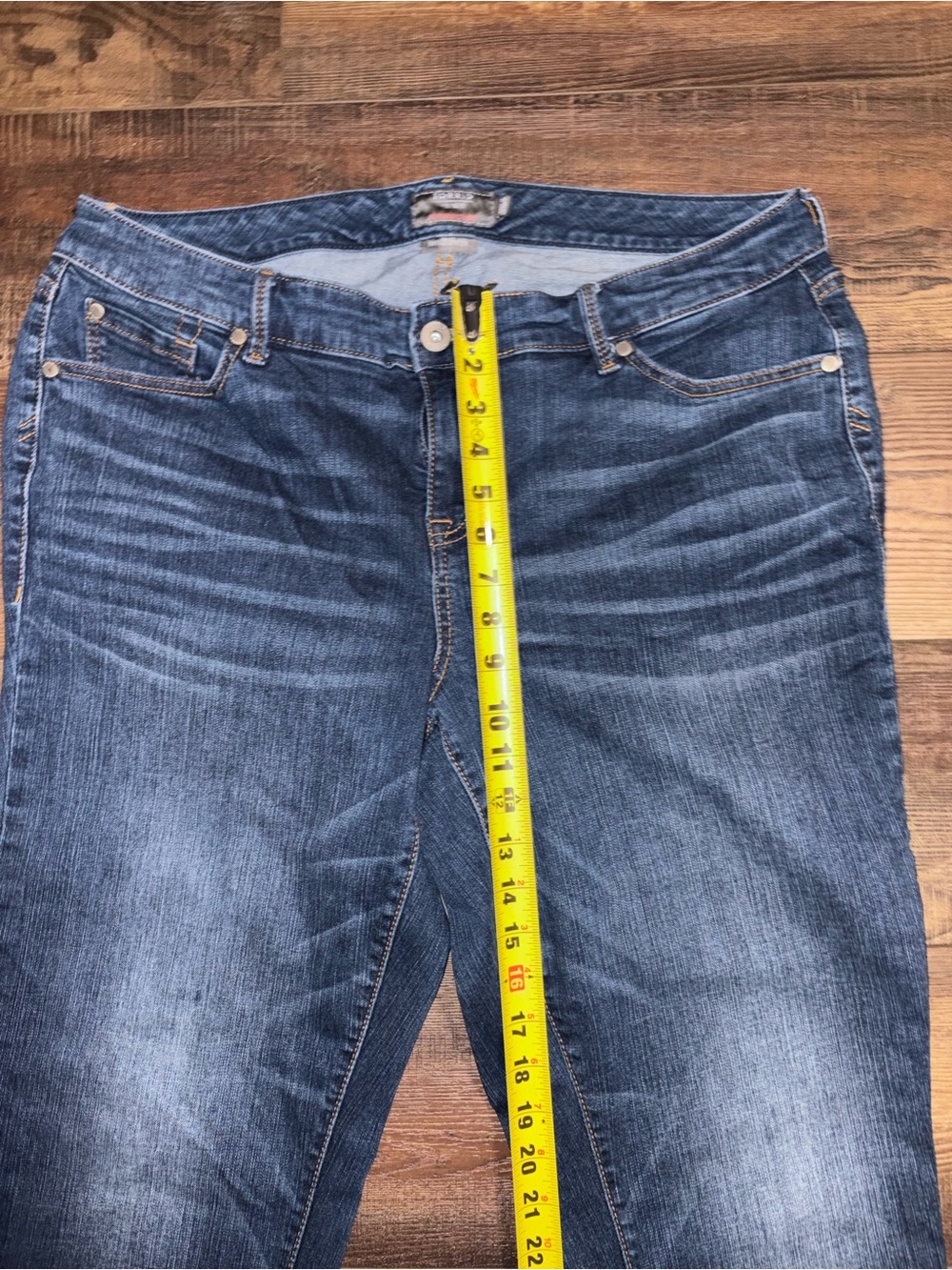 Torrid Women’s Boyfriend Straight Vintage Stretch Jeans Size 16T Blue Denim - Picture 4 of 8